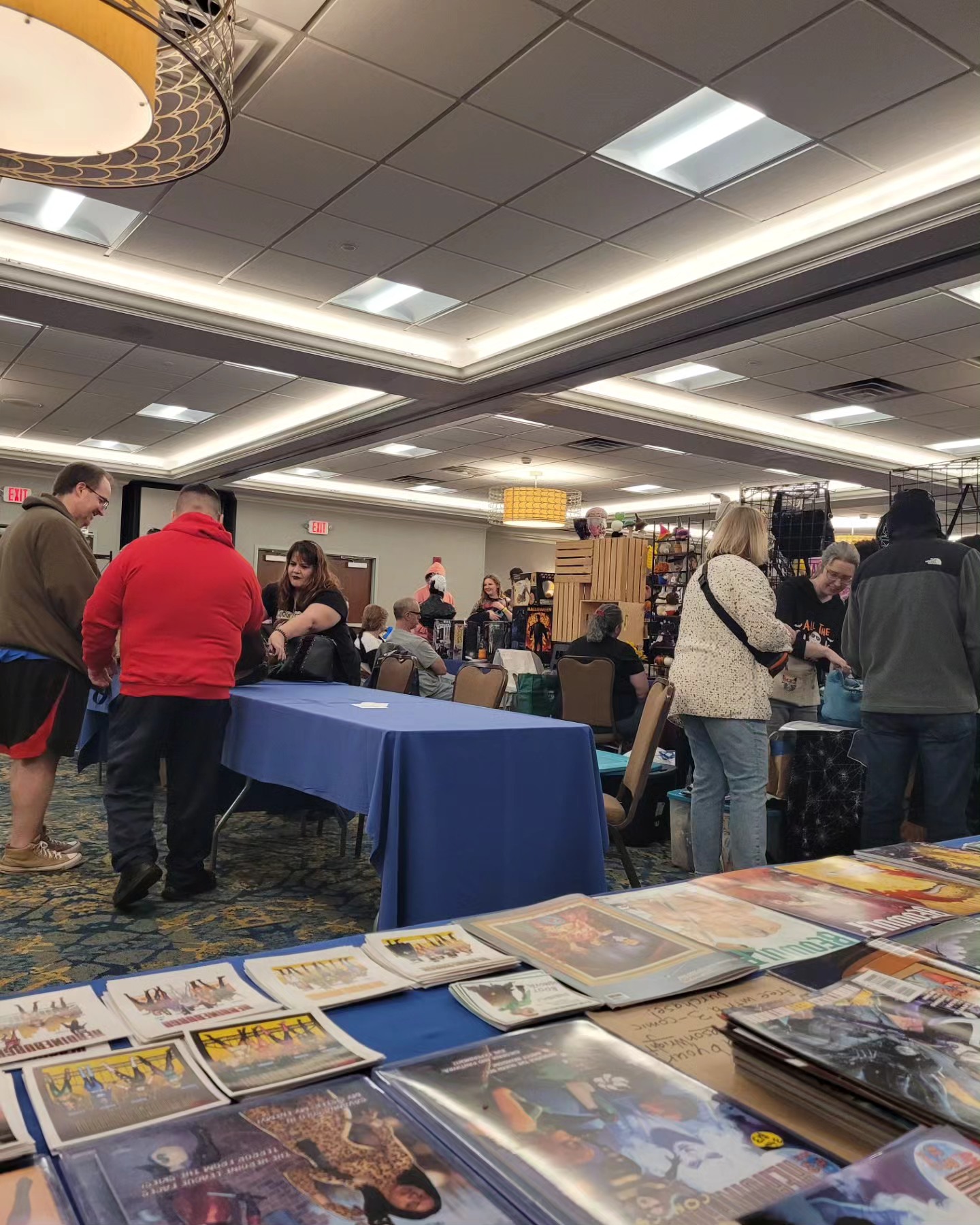 view from table at horror realm flea.jpg